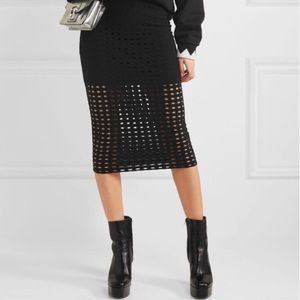 T by Alexander Wang hole punch skirt